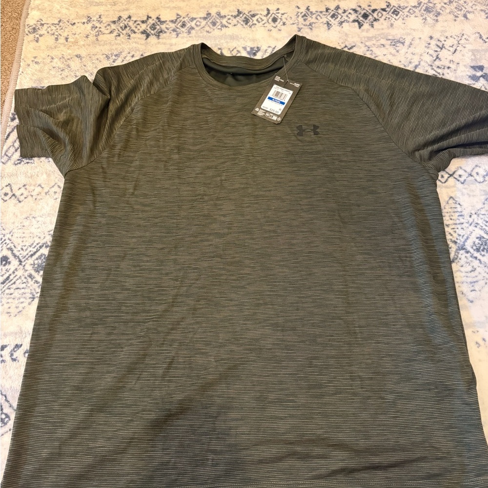 Under Armour Men’s Olive Heather Short Sleeve Performance Tee